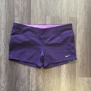 Nike Women's Deep Purple Athletic Shorts